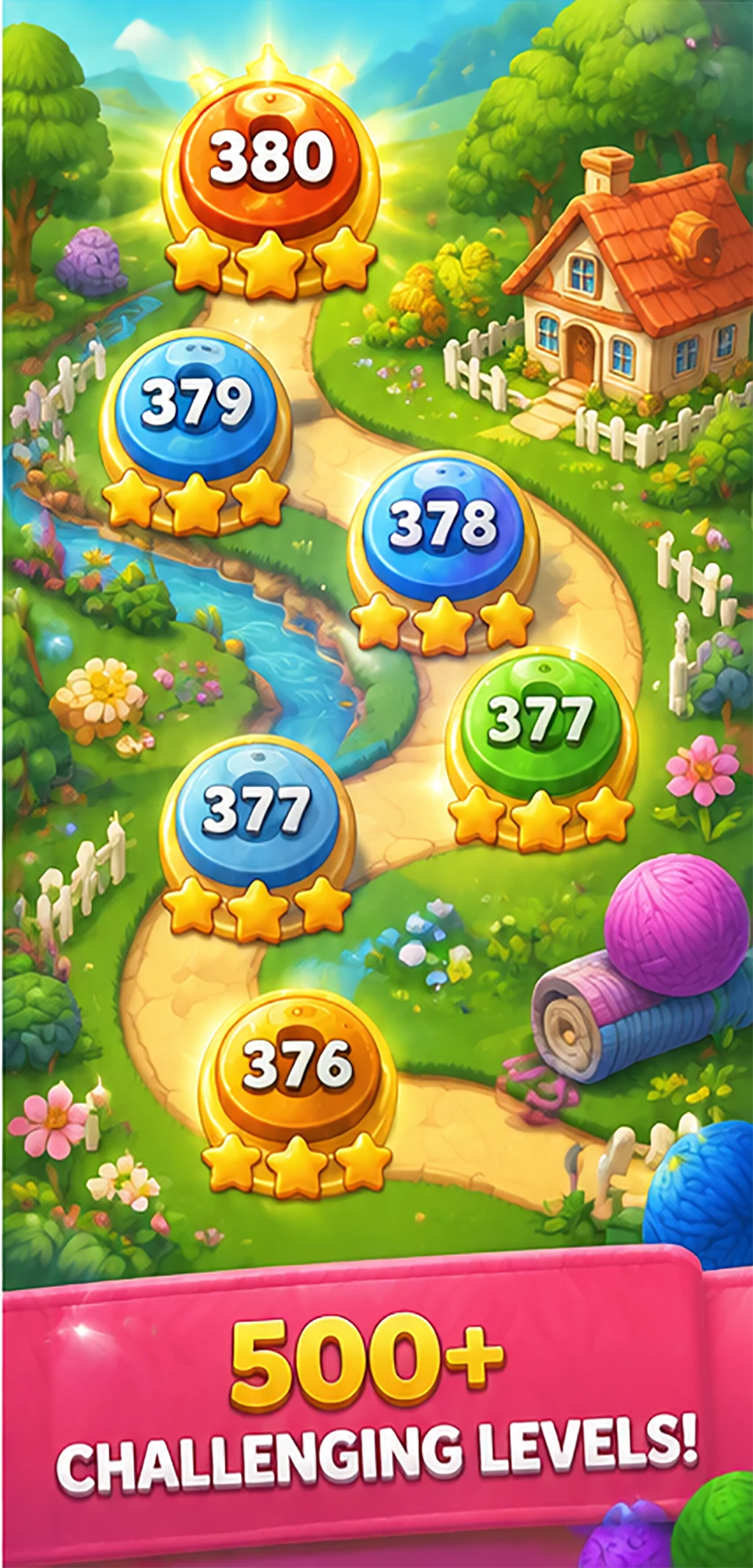 Wool Crush: Unravel Yarn screenshot